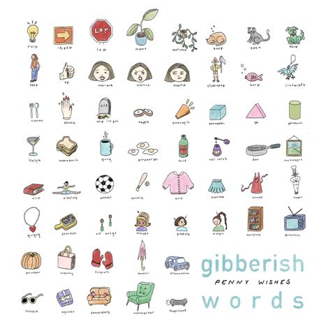 Examples of Gibberish: Words and Sentences .